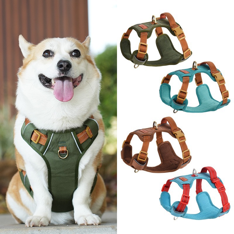 Harness Climbing Adjustable - Harness Hewan Peliharaan Anti Lepas, Tanpa