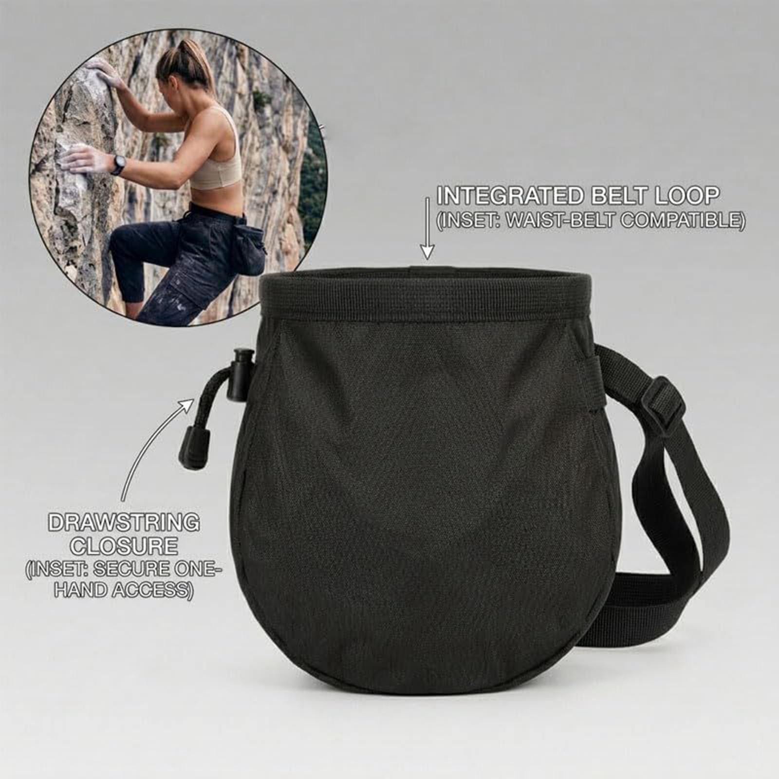 Harness Climbing Adjustable - Tas Kapur untuk Panjat Tebing, Dapat