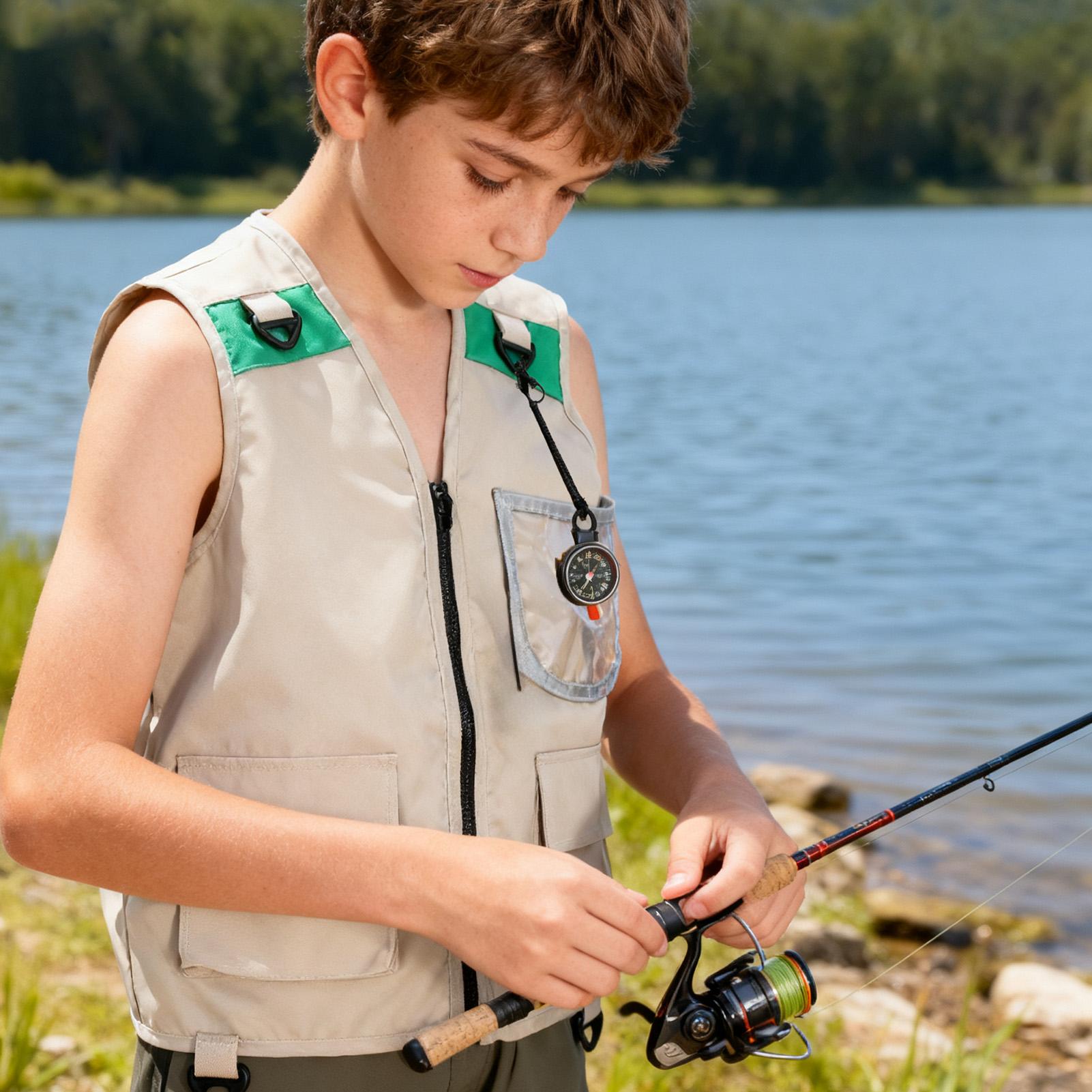 Outdoor Adventure Kids Party - Rompi Memancing Rompi Penjelajah Anak-anak Pakaian