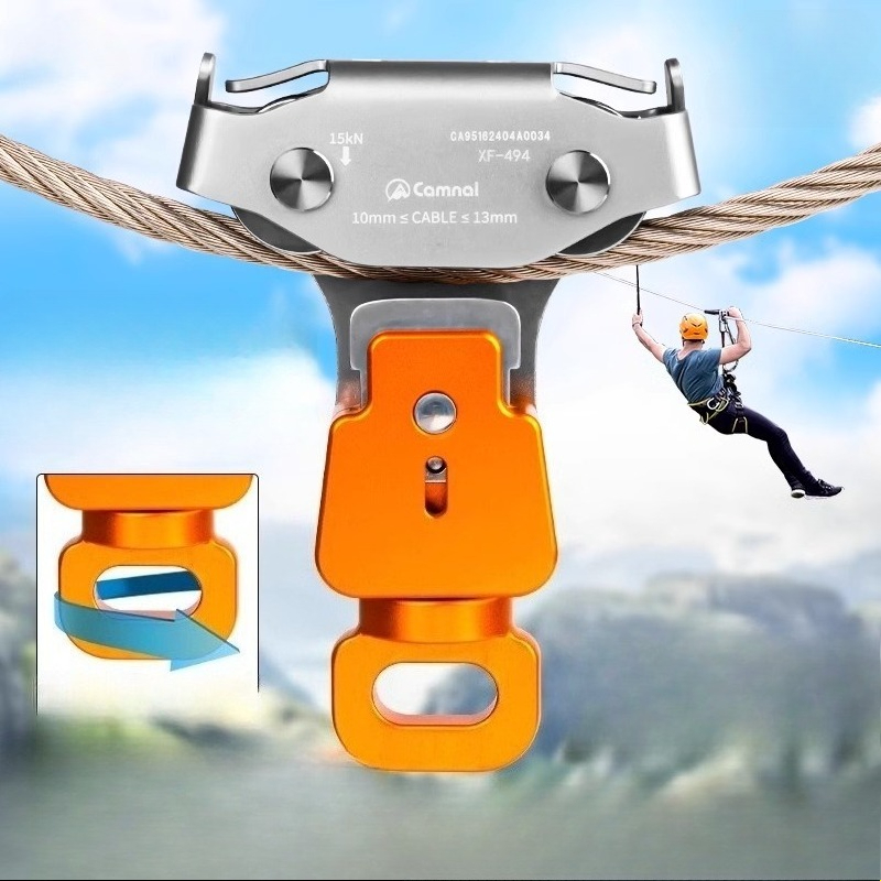 Adventure Outdoor Equipment - Pulley Kabel Baja Luar Ruangan, Petualangan