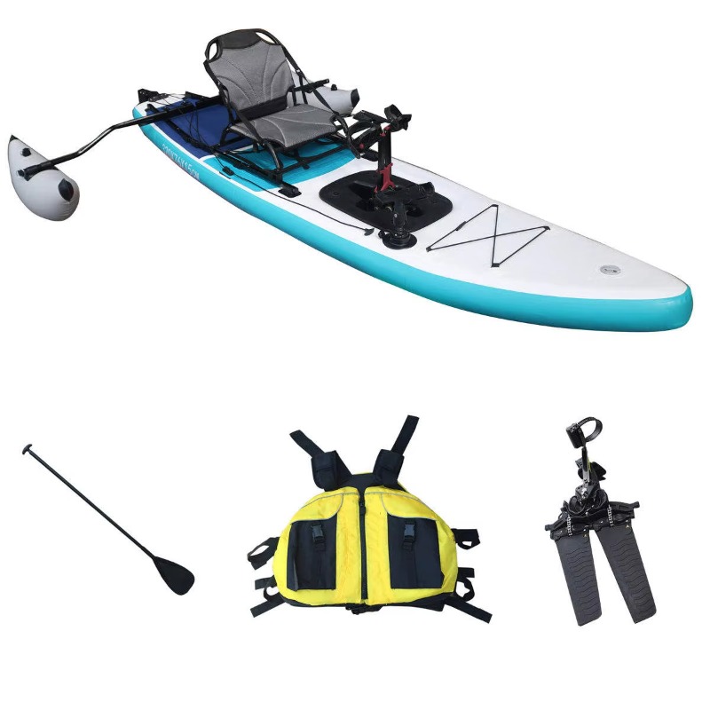Outdoor Adventure Kayak - Kayak Pedal Tiup 14 kaki untuk