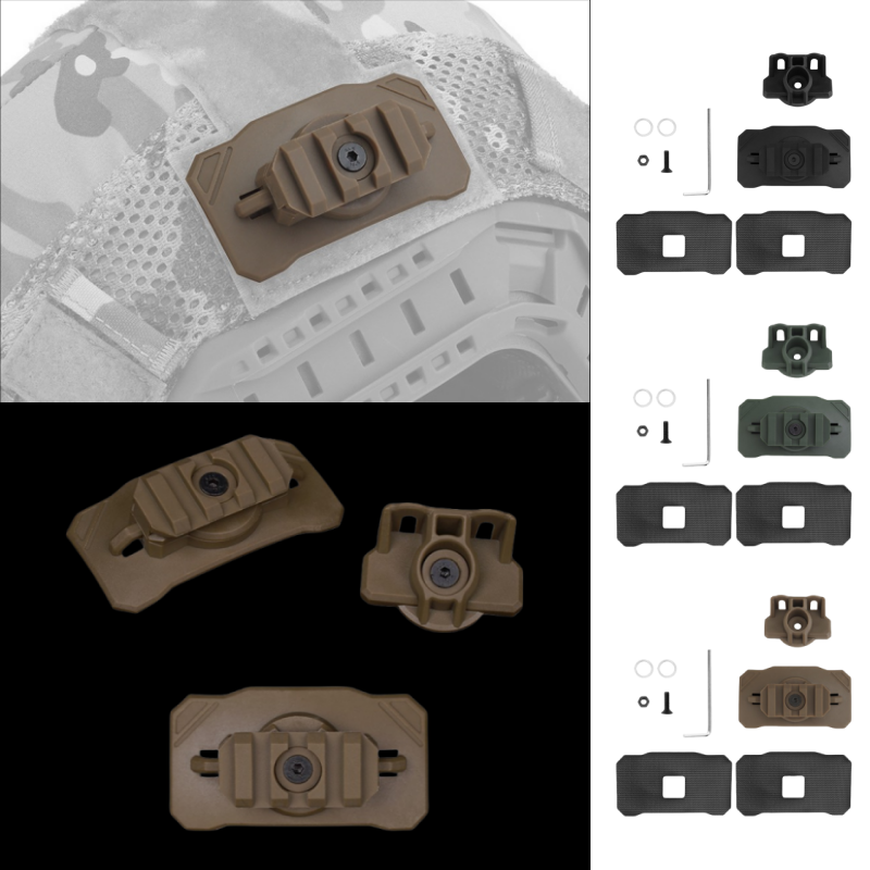 Adventure Outdoor Equipment - Braket Lampu Helm Petualang | Adaptor