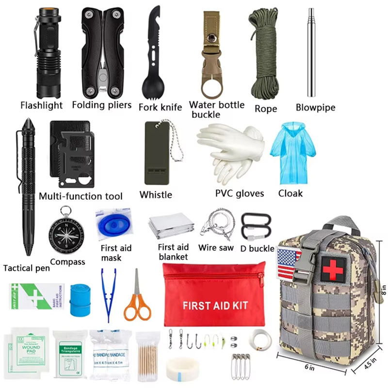 Kit pertolongan pertama bertah - Outdoor Adventure Kit ulasan dan harga
