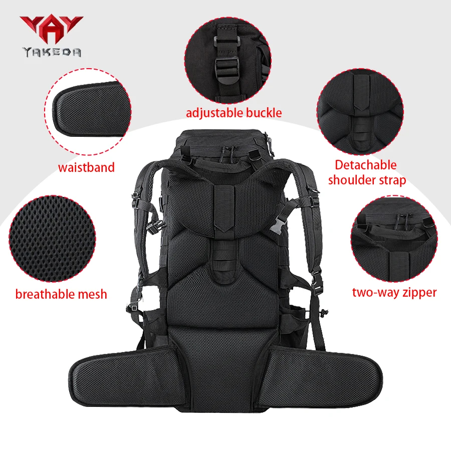 Tas Ransel YAKEDA 70L Kapasita - Adventure Outdoor Equipment ulasan dan harga
