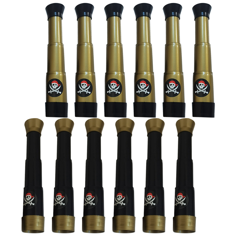 12Pcs Set Teleskop Bajak Laut  - Outdoor Adventure Kids Party ulasan dan harga