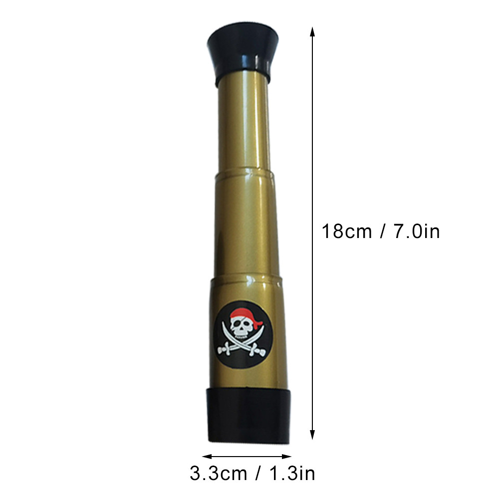 12Pcs Set Teleskop Bajak Laut  - Outdoor Adventure Kids Party ulasan dan harga