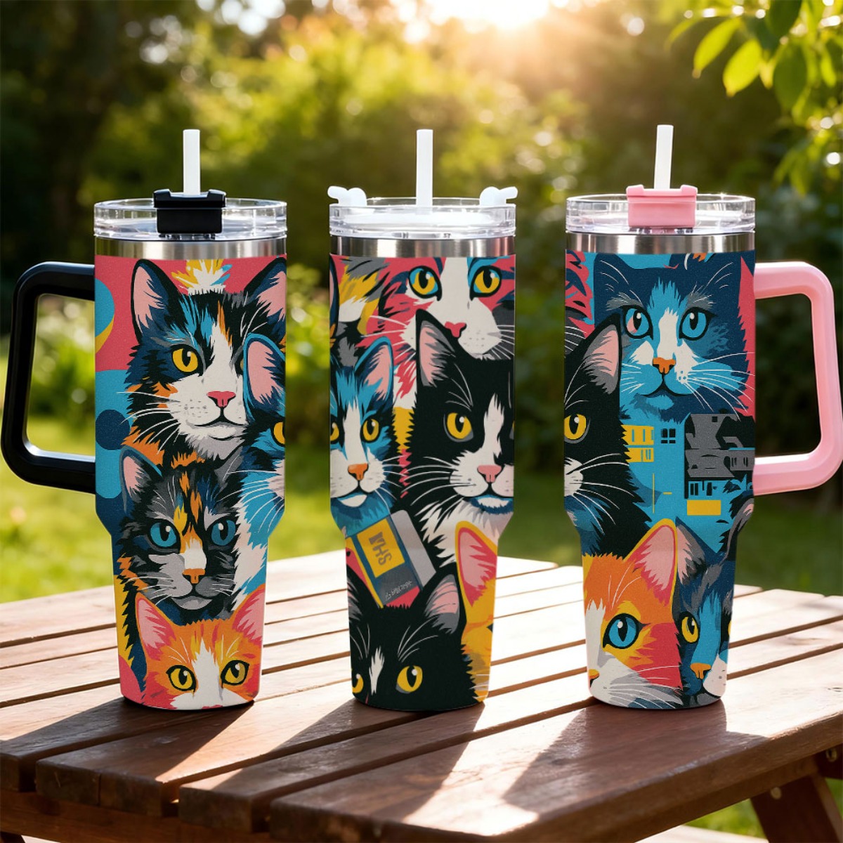 1 buah Mug Kucing Stainless St - Outdoor Adventure Holidays ulasan dan harga