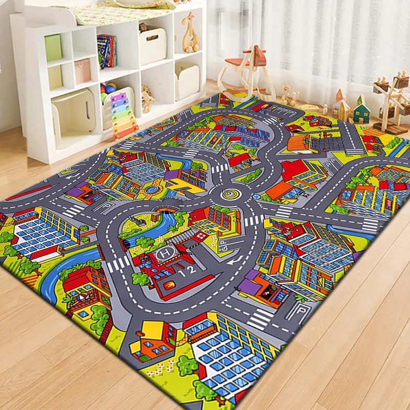 Karpet Peta Kota Anak-Anak War - Outdoor Adventure Toys ulasan dan harga