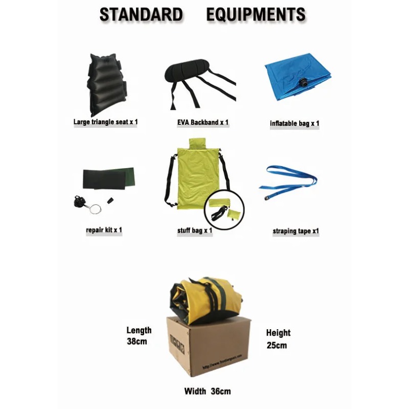 Perahu Kayak Packraft PVC/TPU  - Outdoor Adventure Kayak ulasan dan harga