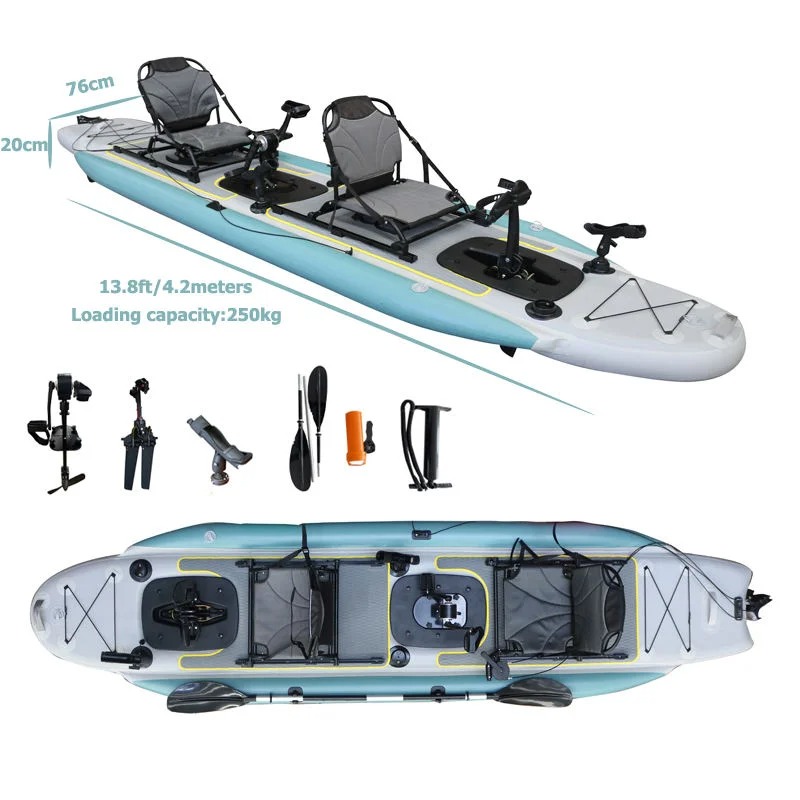 Kayak Pedal Tiup 14 kaki untuk - Outdoor Adventure Kayak ulasan dan harga