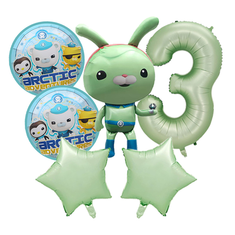 Set Balon Foil Octonauts Petua - Outdoor Adventure Kids Party ulasan dan harga