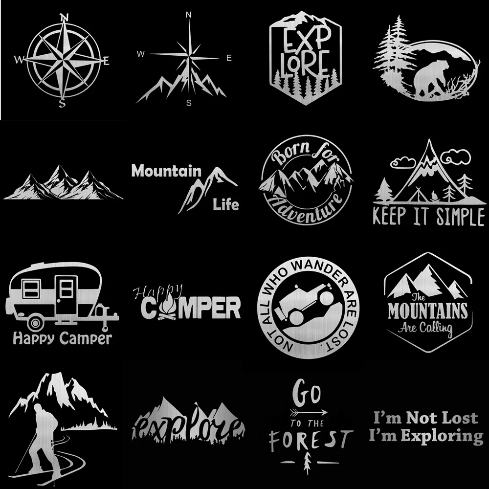Stiker Mobil Petualangan Seri  - Outdoor Adventure Series ulasan dan harga