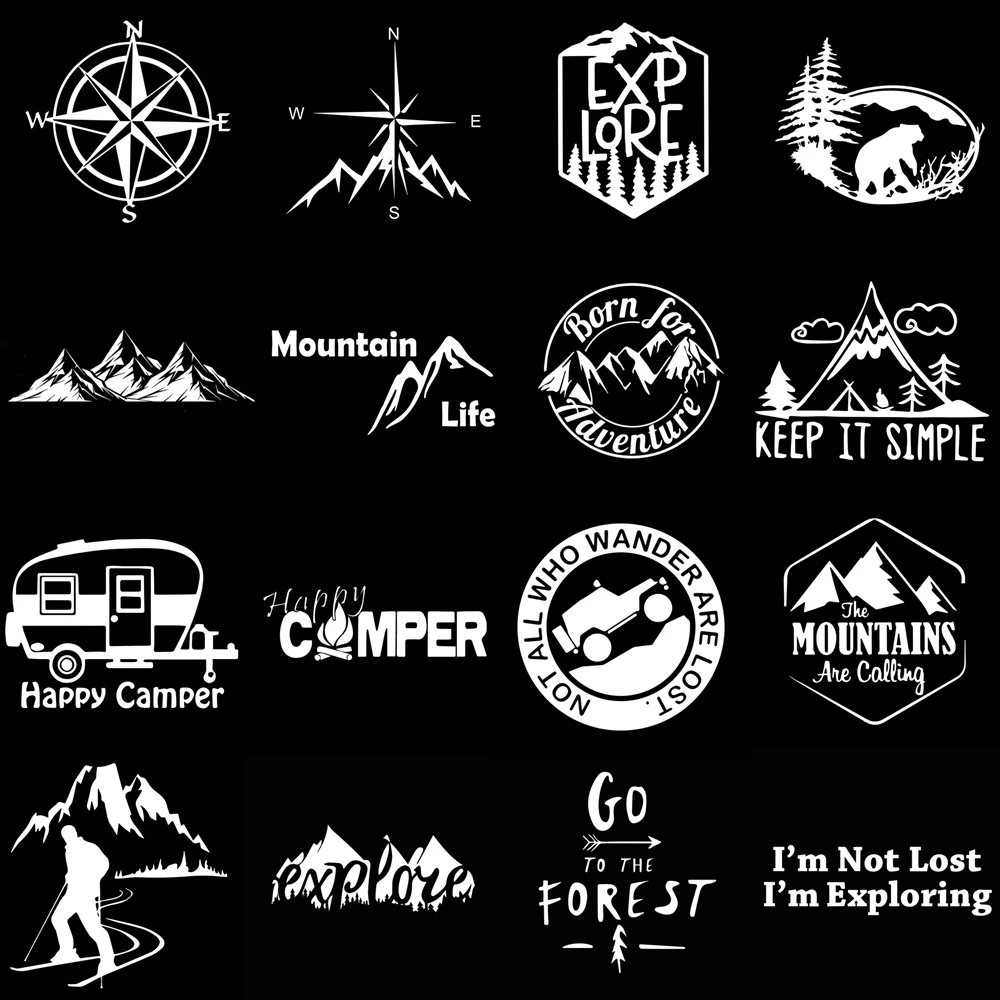 Stiker Mobil Petualangan Seri  - Outdoor Adventure Series ulasan dan harga